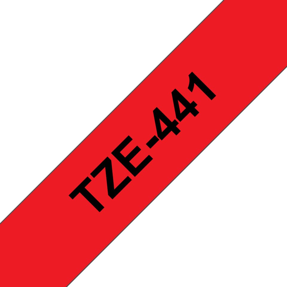 BROTHER BROTHER TZE-441 - 18 mm Black/Red 1676464
