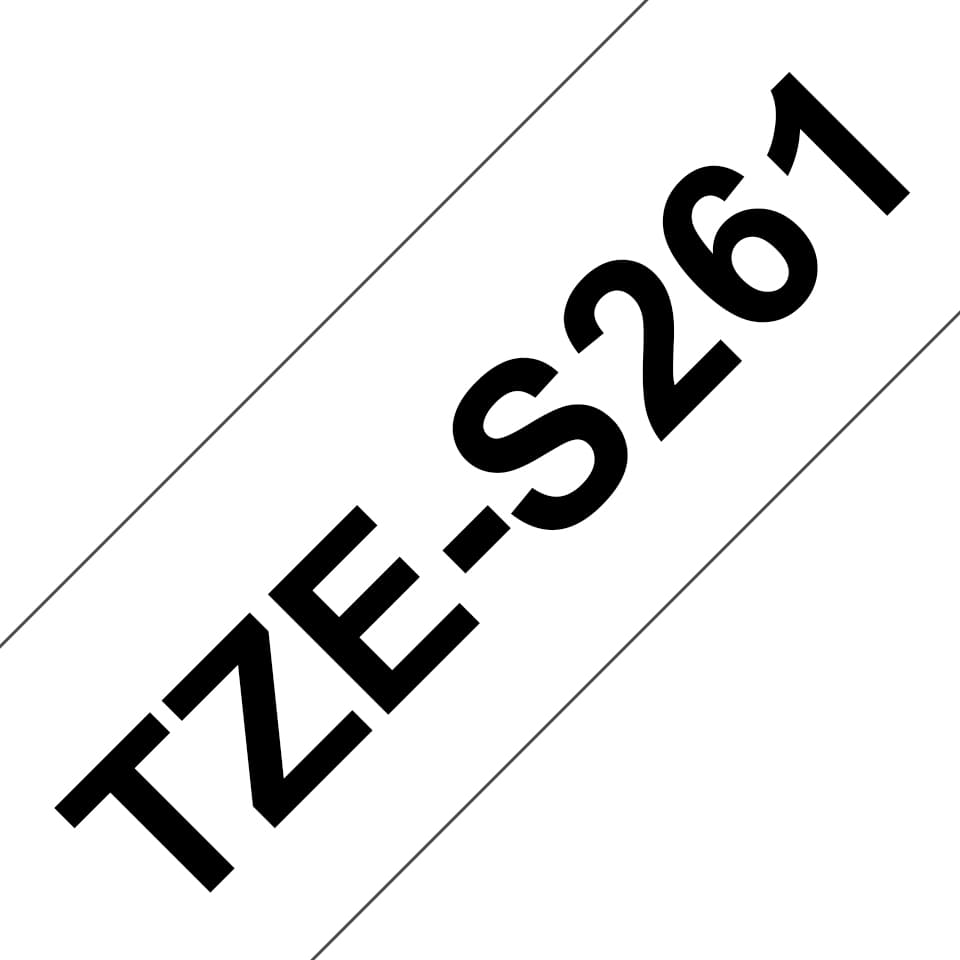 BROTHER BROTHER TZE-S261 - 36 mm Black/White 1676725
