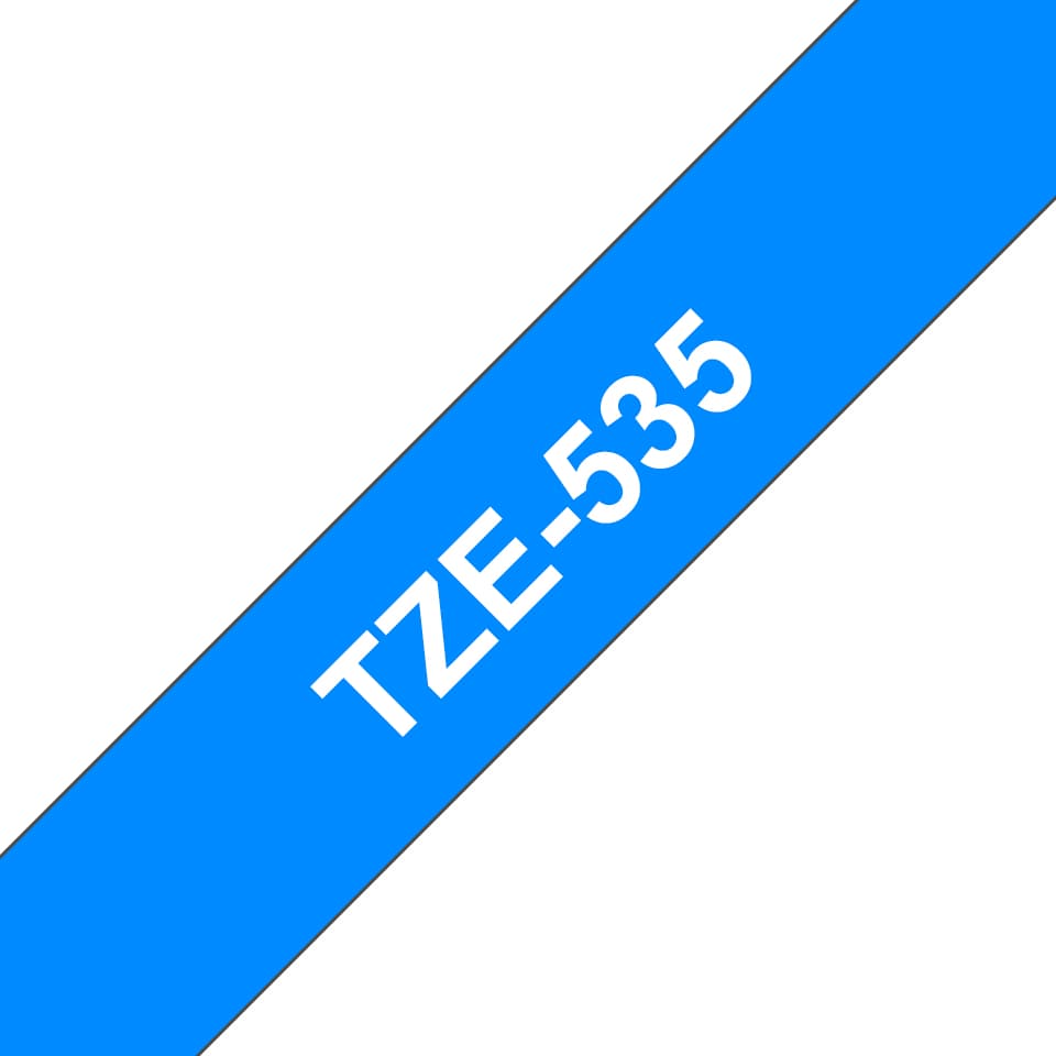 BROTHER BROTHER TZE535 : Laminated tape white on blue 8m 1711181