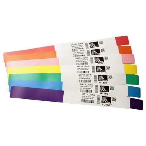 ZEBRA ZEBRA Z-BAND GREEN SPLASH WRISTBAND 25X254 MM 1990308
