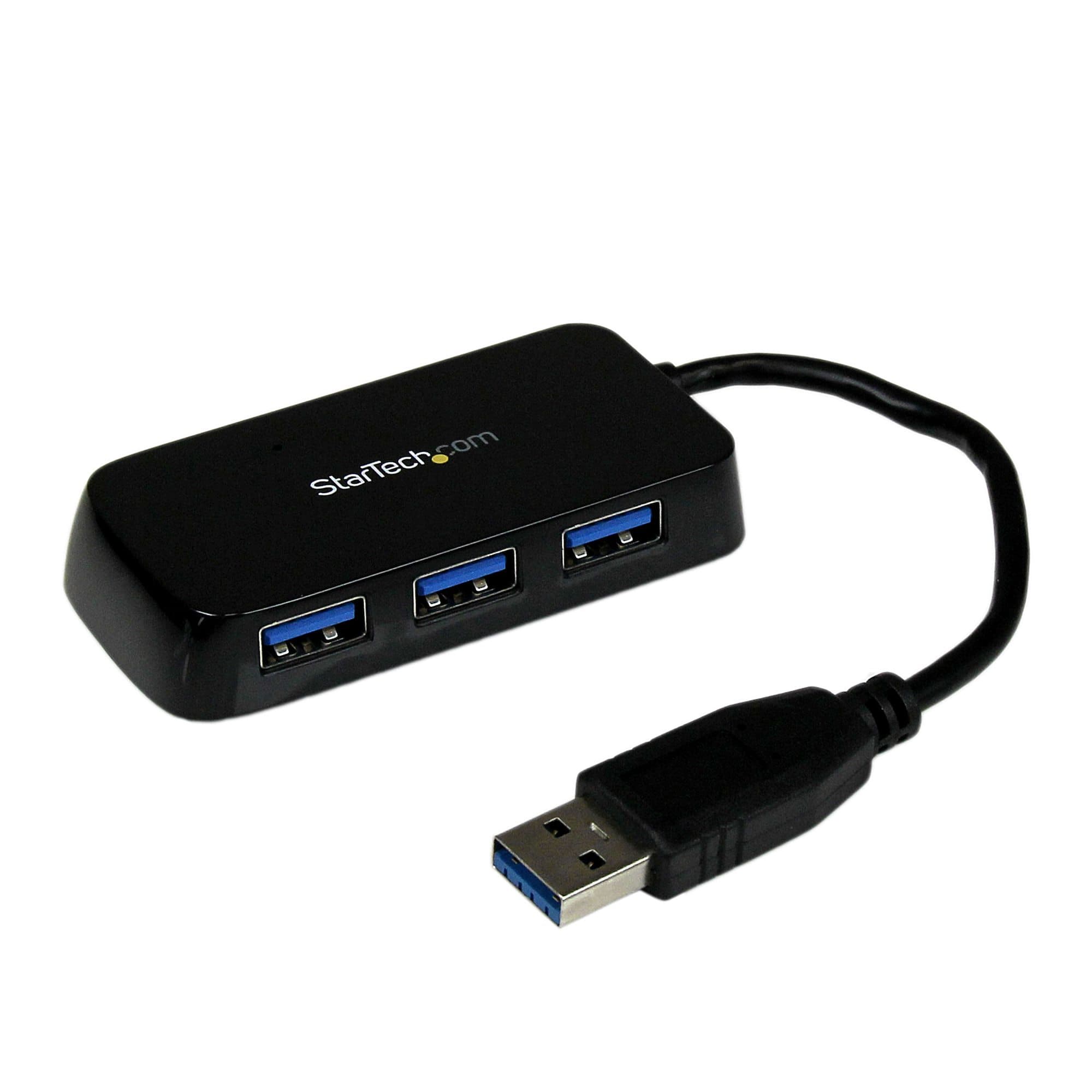 StarTech.com StarTech.com Portable 4 Port Mini USB 3.0 Hub - Black 2463150