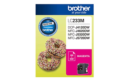 BROTHER BROTHER LC233M Magenta 500 pages Ink cartridge 2770236