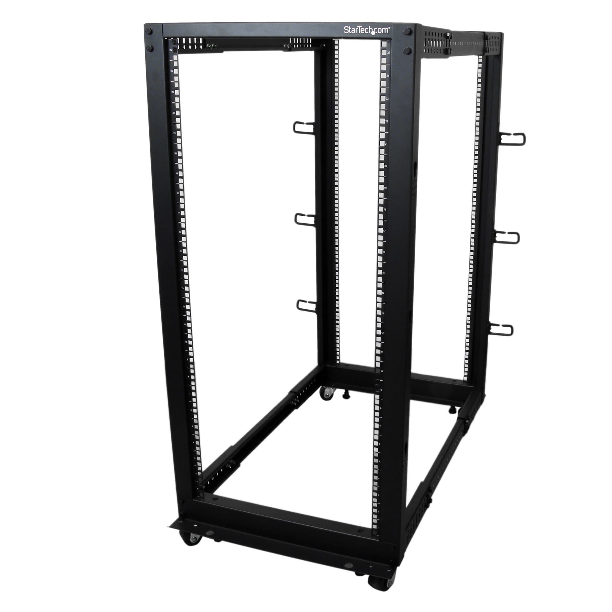 StarTech.com StarTech.com 25U Adjustable Depth 4 Post Server Rack 2775196