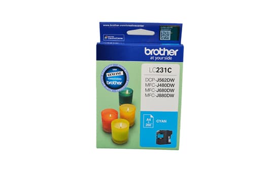 BROTHER BROTHER LC231C INK CARTRIDGE CYAN 3391085