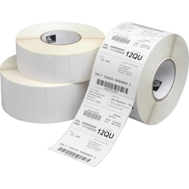 ZEBRA ZEBRA Label Paper 2x3in (50.8x76.2mm) DT Z 3405884