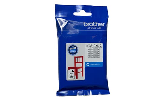 BROTHER BROTHER LC3319XLC HIGH YIELD CYAN 1500 PAGES 3517269