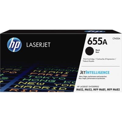 HP HP 655A Black LaserJet Toner Cartridge 3617893