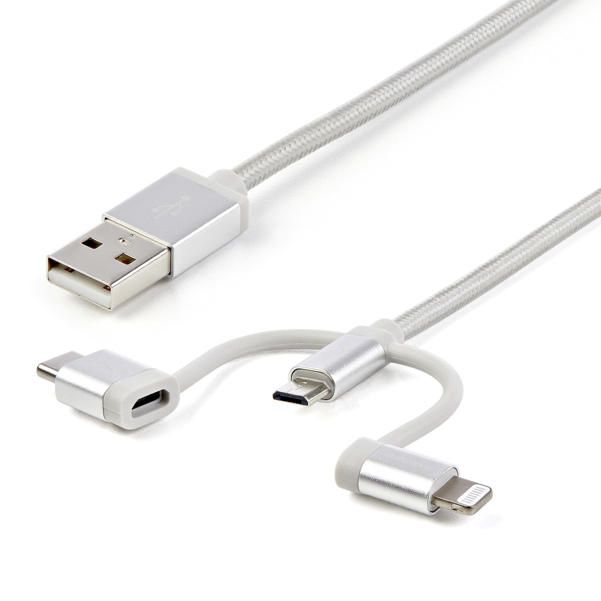 StarTech.com StarTech.com 1m Lightning USB-C Micro-B to USB Cable 3683422
