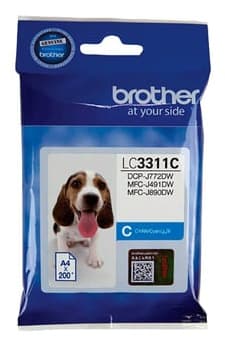 BROTHER BROTHER LC3313C INK CARTRIDGE CYAN 4306314