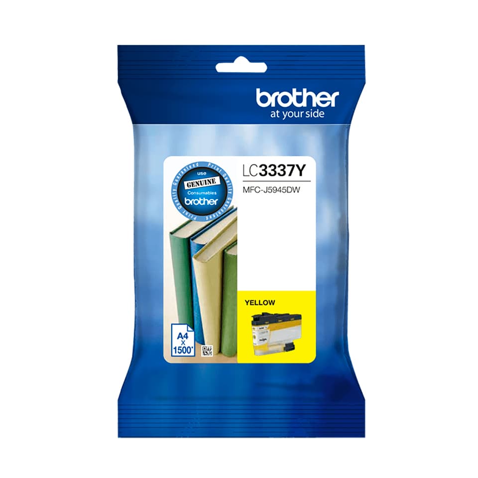 BROTHER BROTHER LC3337Y YELLOW HIGH YIELD INK CART 4313046