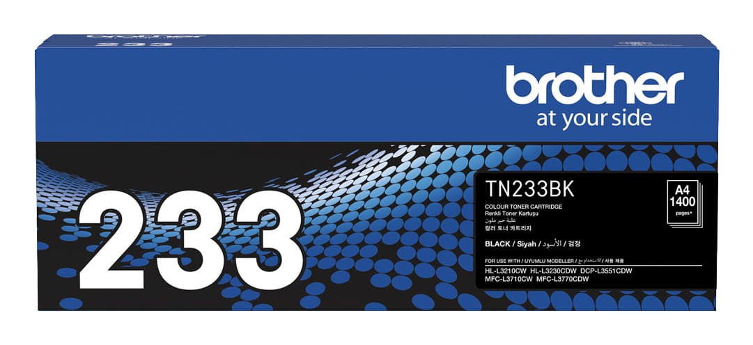 BROTHER BROTHER TN233BK LASER TONER BLACK 4330222