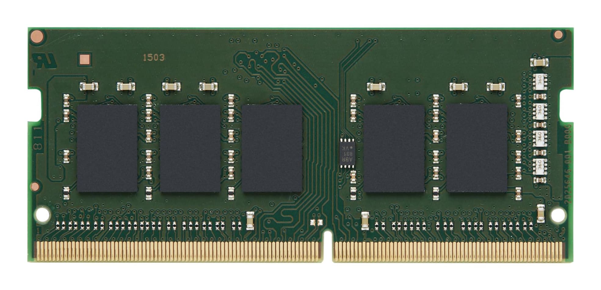 KINGSTON KINGSTON 16GB DDR4-3200MHz ECC SODIMM Single Rank 5396562