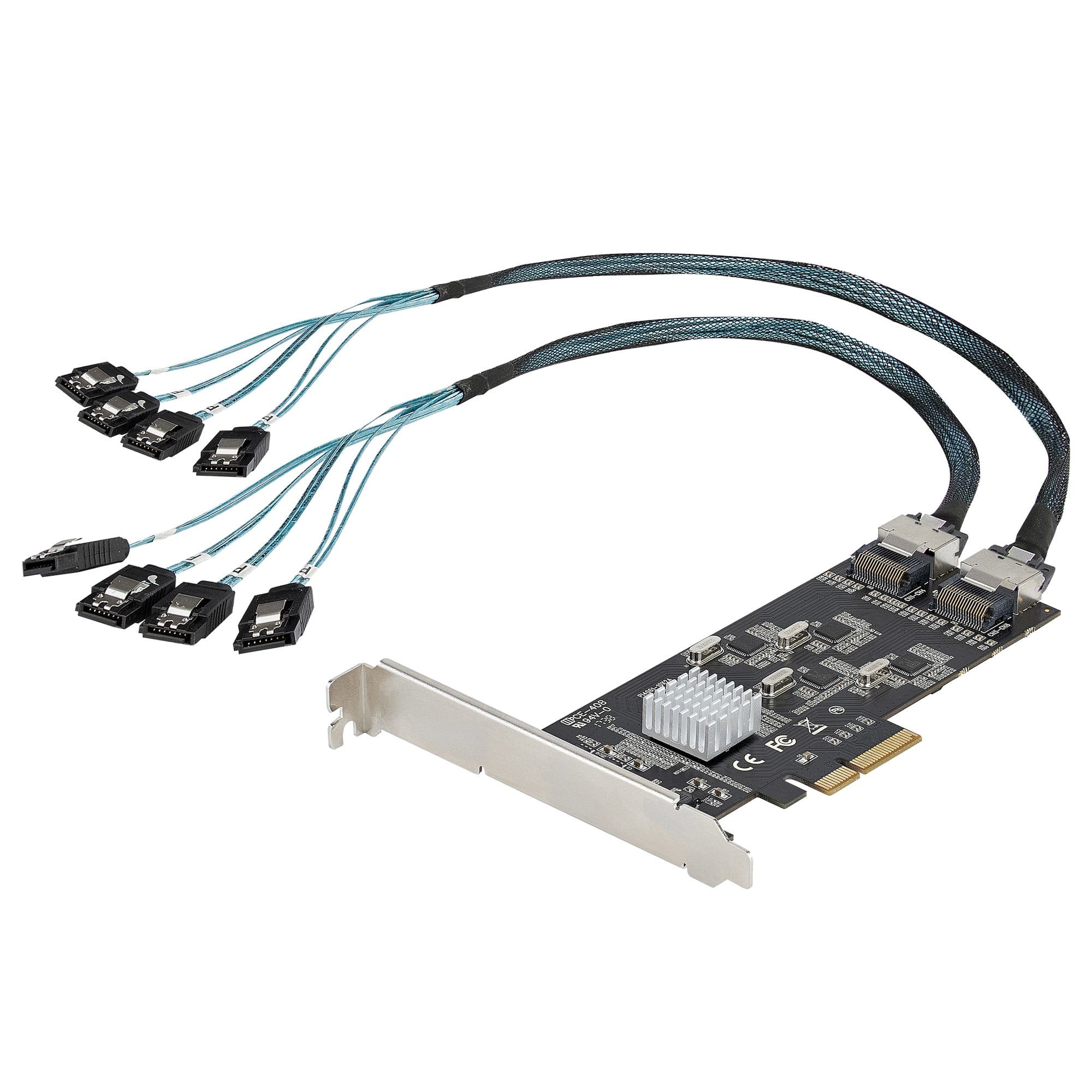 StarTech.com StarTech.com 8 Port 6Gbps SATA PCIe Card Controller 5464470