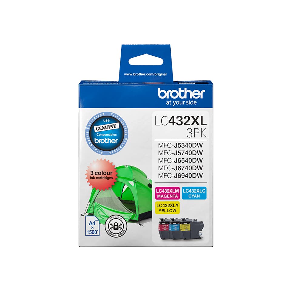 BROTHER BROTHER LC432XL3PKS INK CARTRIDGE 5510192