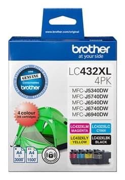 BROTHER BROTHER LC432XL4PKS INK CARTRIDGE 5510193