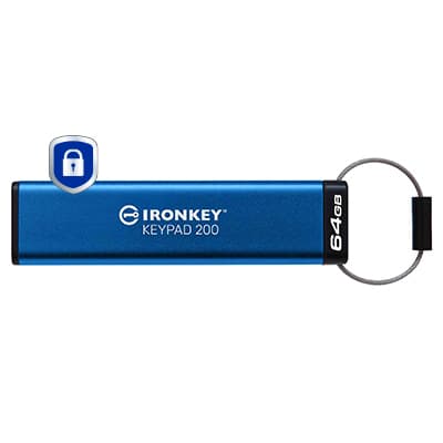 KINGSTON KINGSTON 64GB IronKey Keypad 200 AES-256 Encryp 5625434