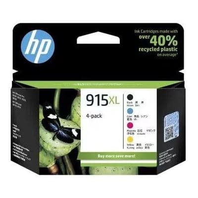 HP HP 915XL CMYK INK CARTRIDGE COMBO 4-PACK 5868828