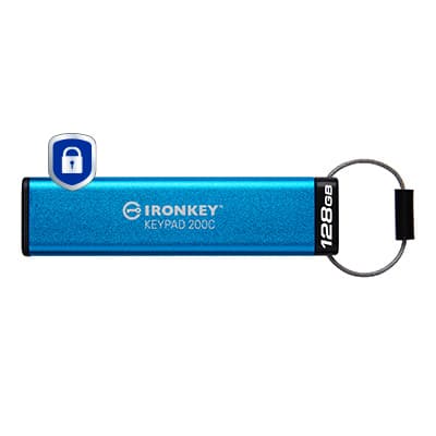 KINGSTON KINGSTON 128GB USB-C IronKey Keypad 200C FIPS Lvl 5902827