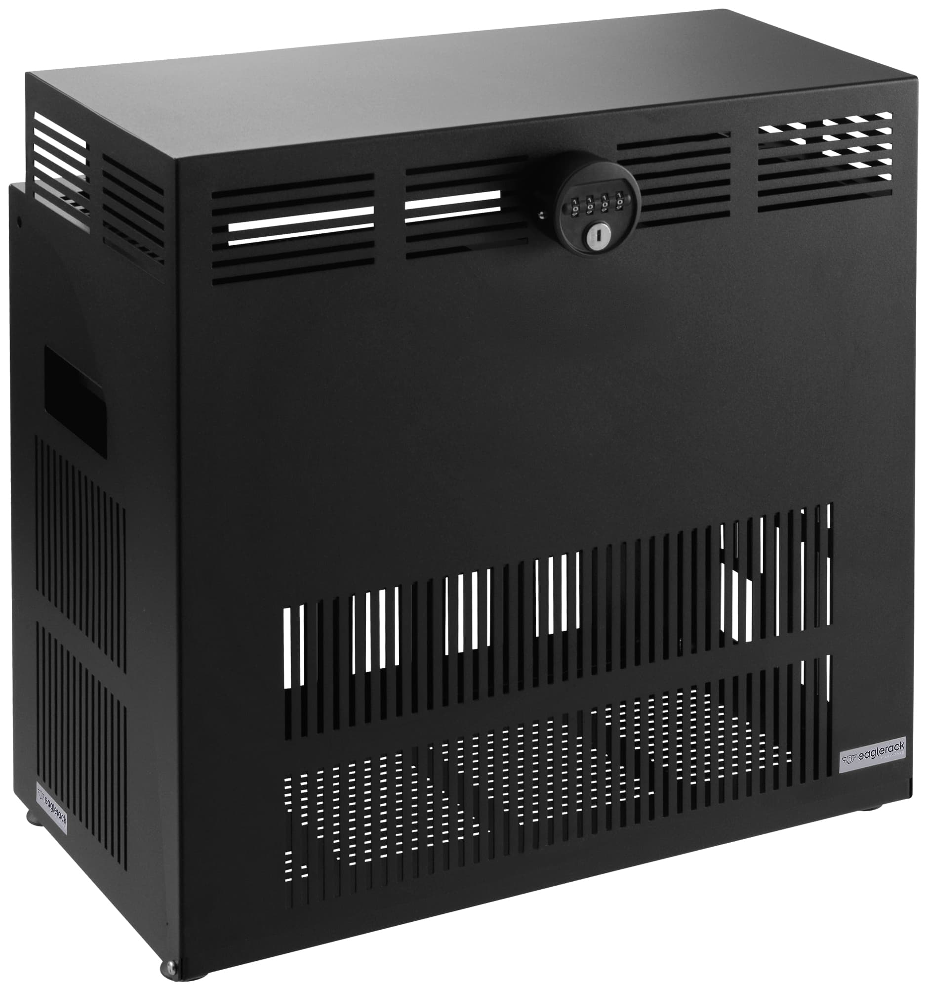 RACKMOUNT.IT RACKMOUNT.IT EAGLERACK CLOSED WITH LOCK - 4U - BLACK 6584390