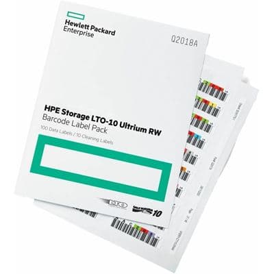 Hewlett Packard Enterprise Hewlett Packard Enterprise HPE LTO-10 RW Bar Code Label Pack 6658662