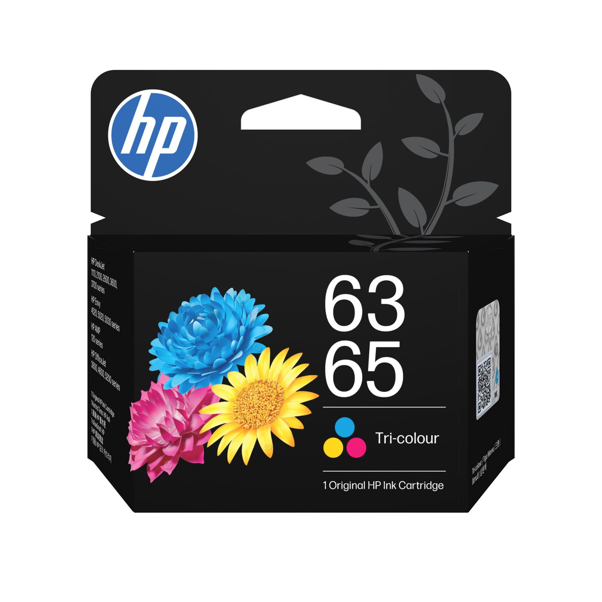 HP HP 63/65 Tri-color Original Ink Cart 6790386