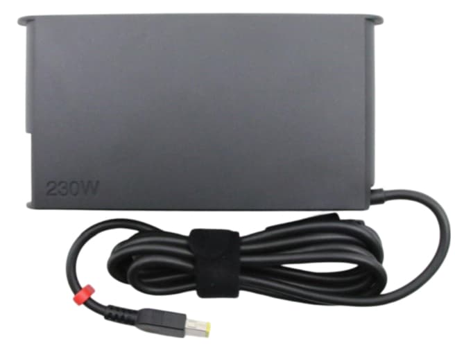 Lenovo Lenovo 230W Charger, AC Adapter, Slim Tip Connector, 20V, 11.5A, ADL230SCC3A (Includes 0.5m Power Cord) 02DL144