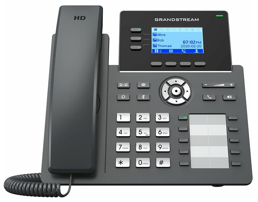 Grandstream Networks GRP2604P IP Phone 2.98"" LCD Screen 3-line POE # 383075