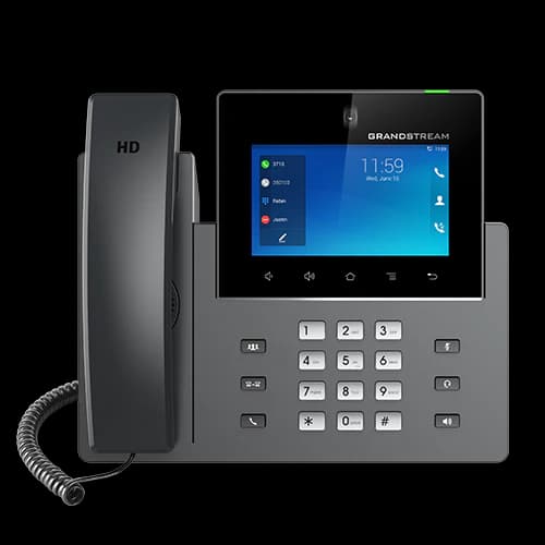 Grandstream Networks GXV3450 IP Android Video Phone 5"" Touchscreen 16-line Gigabit PoE 396970