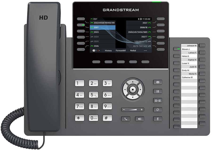 Grandstream Networks GRP2636 IP Phone Colour Screen 12-line PoE WiFi # 396985