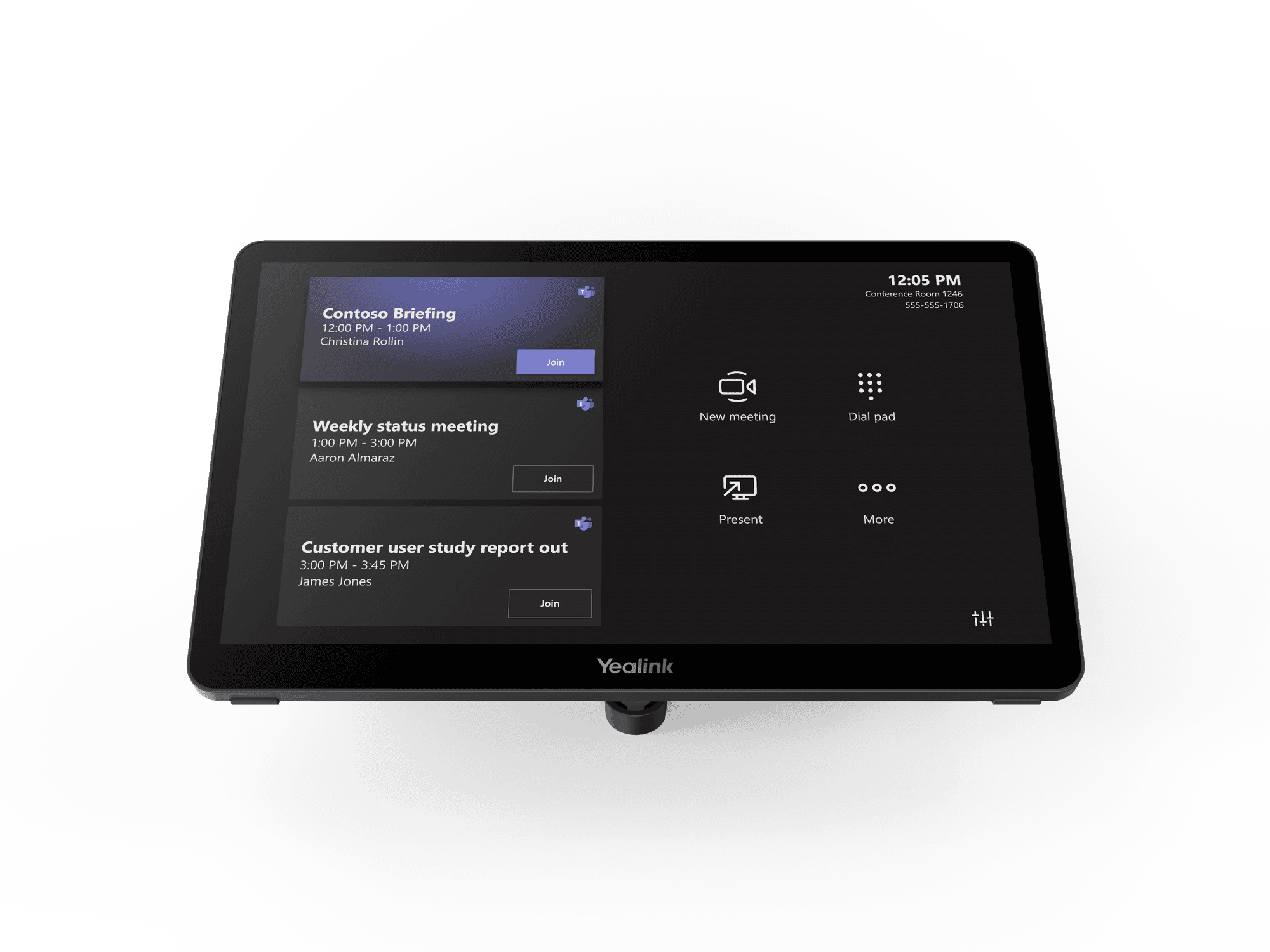 Yealink Mtouch Plus 11.6"" Console for MVC Series Room 492571