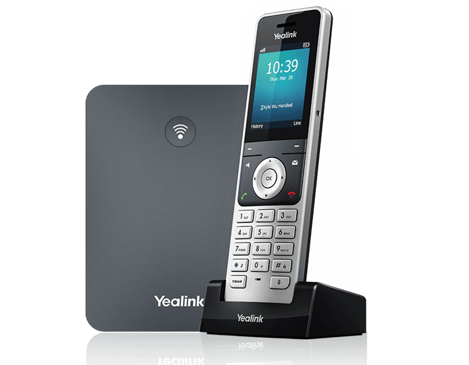 Yealink W76P DECT IP Phone High Performance (W70B Base Station with W56H Handset) 492611
