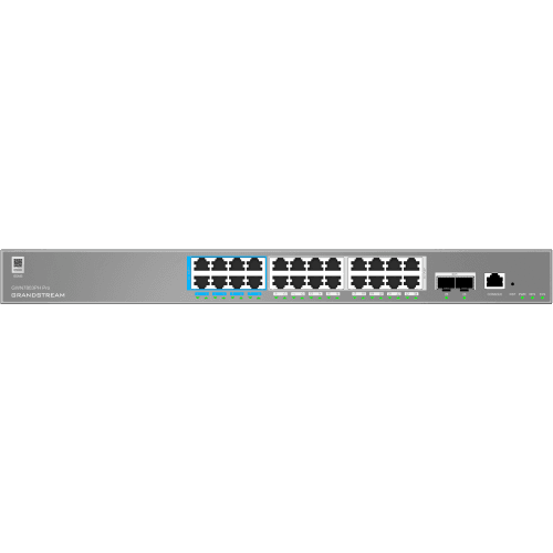 Grandstream Networks GWN7803PH Pro Enterprise Layer 2+ Managed 24-Port 400 Watt PoE++ Switch with 2 x SFP+ 508243