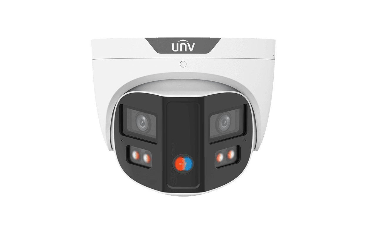 Uniview 8MP Double-Light Alarm Binocular Eyeball Network Camera IPC3K28SE-ADF28KMC-DL-I0