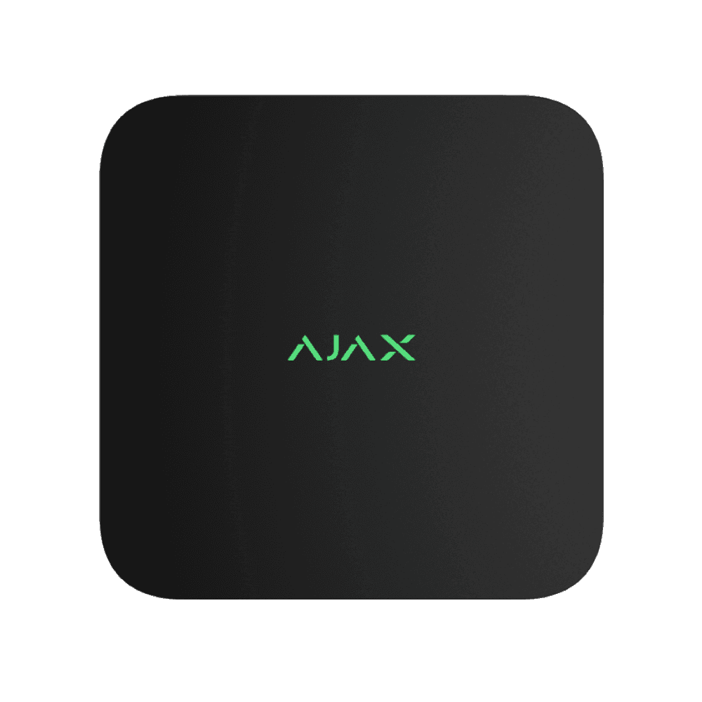 Ajax Black - Ajax NVR (8ch) 9AU. No PoE (2TB) 80217 NVR (8ch) - 2TB