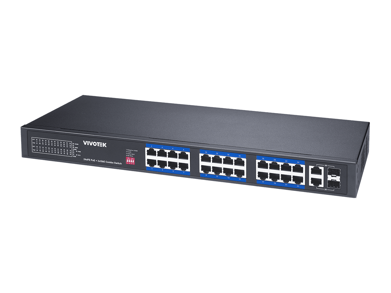 26 Ports Unmanaged PoE Switch AW-FGT-260P-370