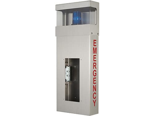 Aiphone Emergency Wall Box w/ Hooded Light WB-EM