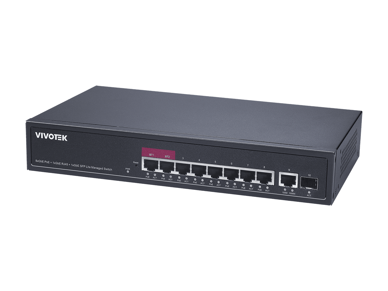 10 Ports Lite Managed PoE Switch AW-GEL-105A-110