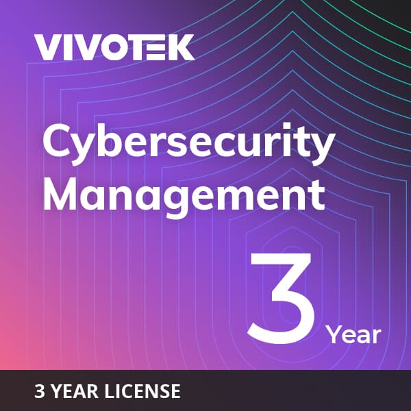 Vivotek Cyber Security Management License - 3 YEAR 719000300