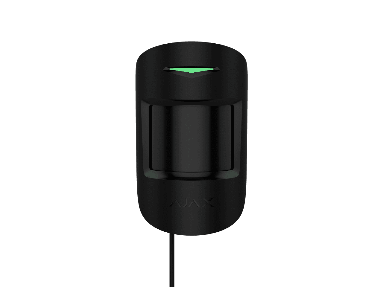 Ajax Wired Combined IR Motion Detector and Glass Break Detector with Microphone (Black) 33087 CombiProtect Fibra Black