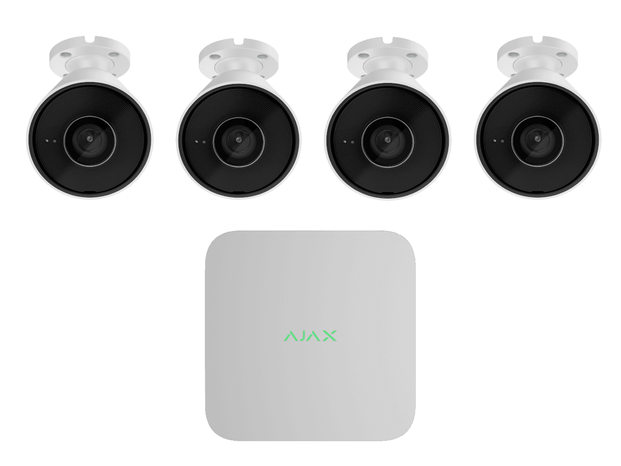 Ajax 4 x 5mp BulletCam – 16 Channel Ajax Kit (6TB 4.0mm) 4 x 5mp BulletCam – 16 Channel Ajax Kit-6TB-4.0MM