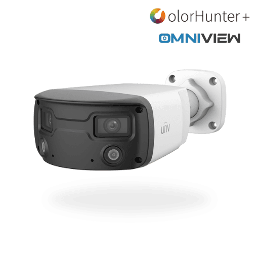 Uniview 4K HD ColorHunter Wide Angle 180Â° Fixed Bullet Network Camera IPC2K28SE-ADF40KMC-WL-I0