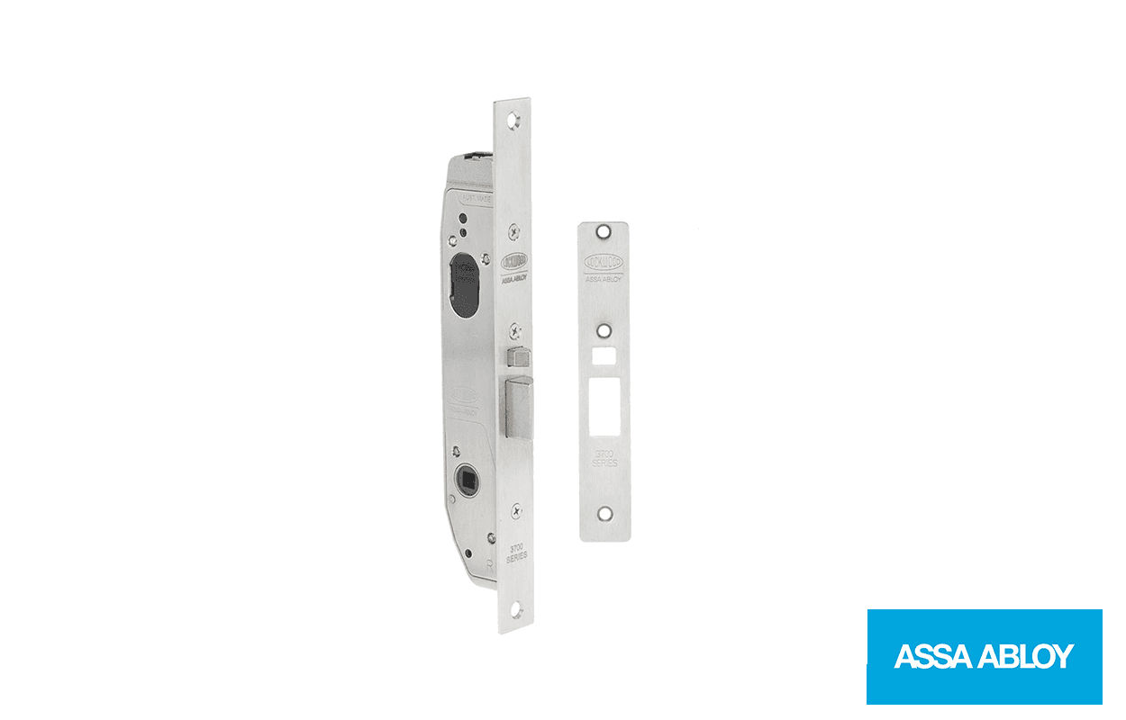 ASSA ABLOY Lockwood 3782ELNZSS 23mm Backset No Cylinder Monitored - Premium 3782ELNZSS
