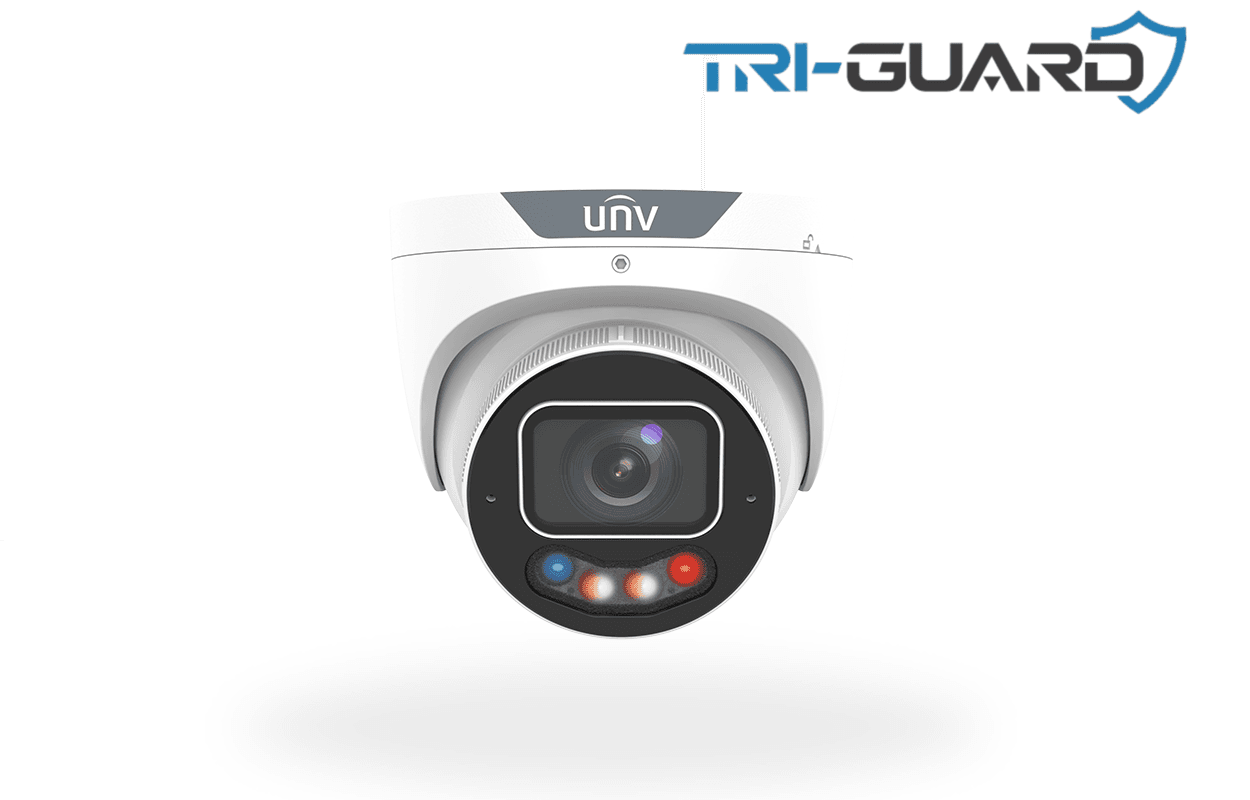 Uniview 8MP Tri-guard (Owlview plus) 3.0 Dual-light Eyeball Warning Network Camera IPC3638SE-ADF28KMC-WP-I1