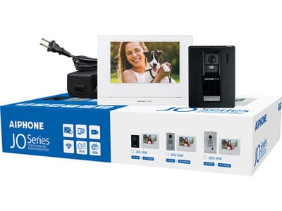 Aiphone Mobile-Ready Box Set with Standard Surface-Mount Door Station JOS-1AW