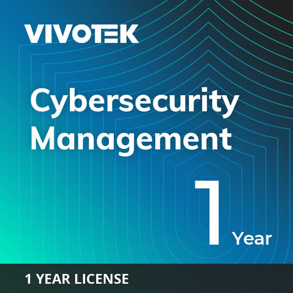 Vivotek Cyber Security Management License - 1 YEAR 719000100