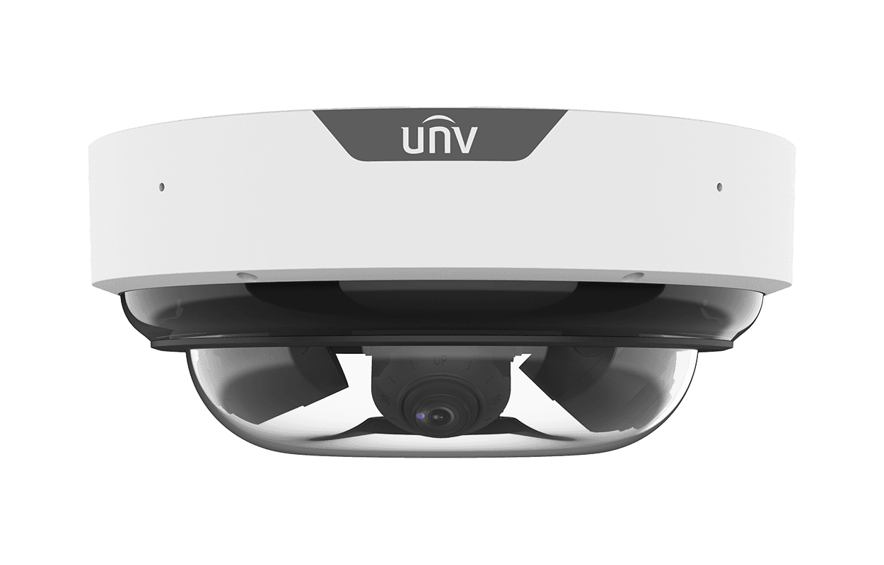 Uniview 4*5MP ColorHunter MultiView Wise-ISP VF IR Dome Network Camera IPC8645EA-ADZKM-I1