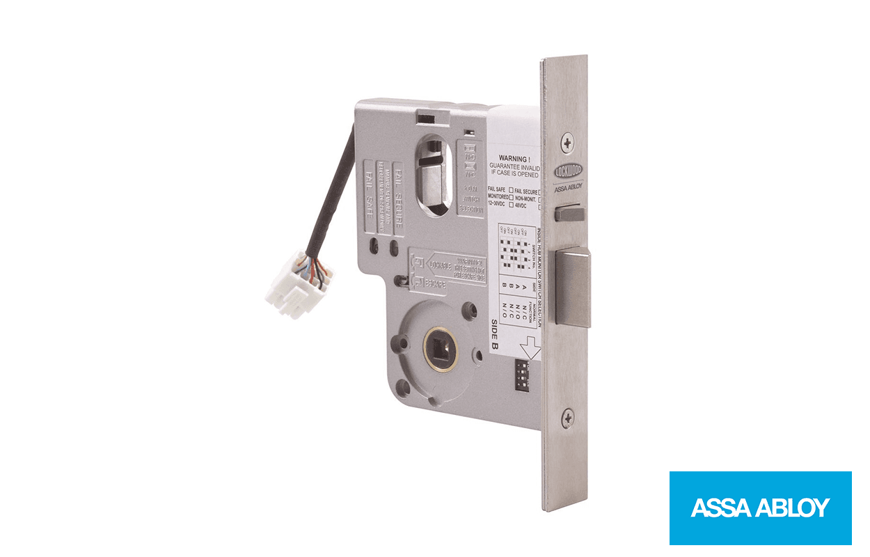 Mortice Lock - 1 Cylinder - Fail Safe/Fail Secure - Monitored L3570ELM1SC