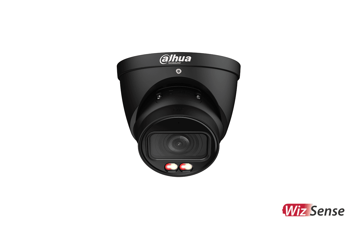Dahua 8MP Smart Dual Light Fixed-focal Eyeball WizSense Network Camera (Black) DH-IPC-HDW3867EM-S-IL-ANZ-BLK