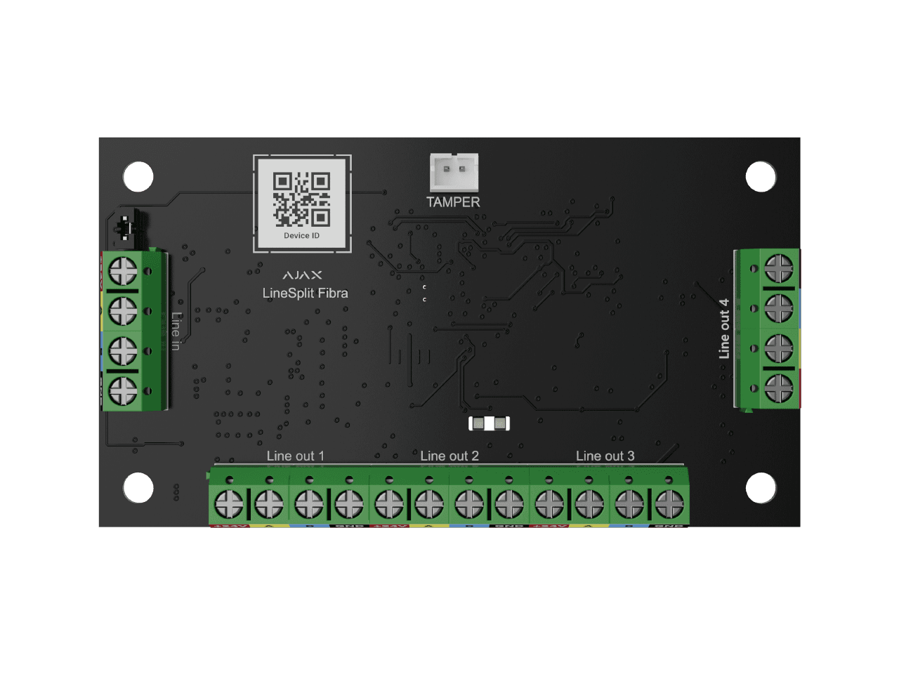 Ajax Module to Split one Fibra Line into Four Lines 57204 LineSplit Fibra
