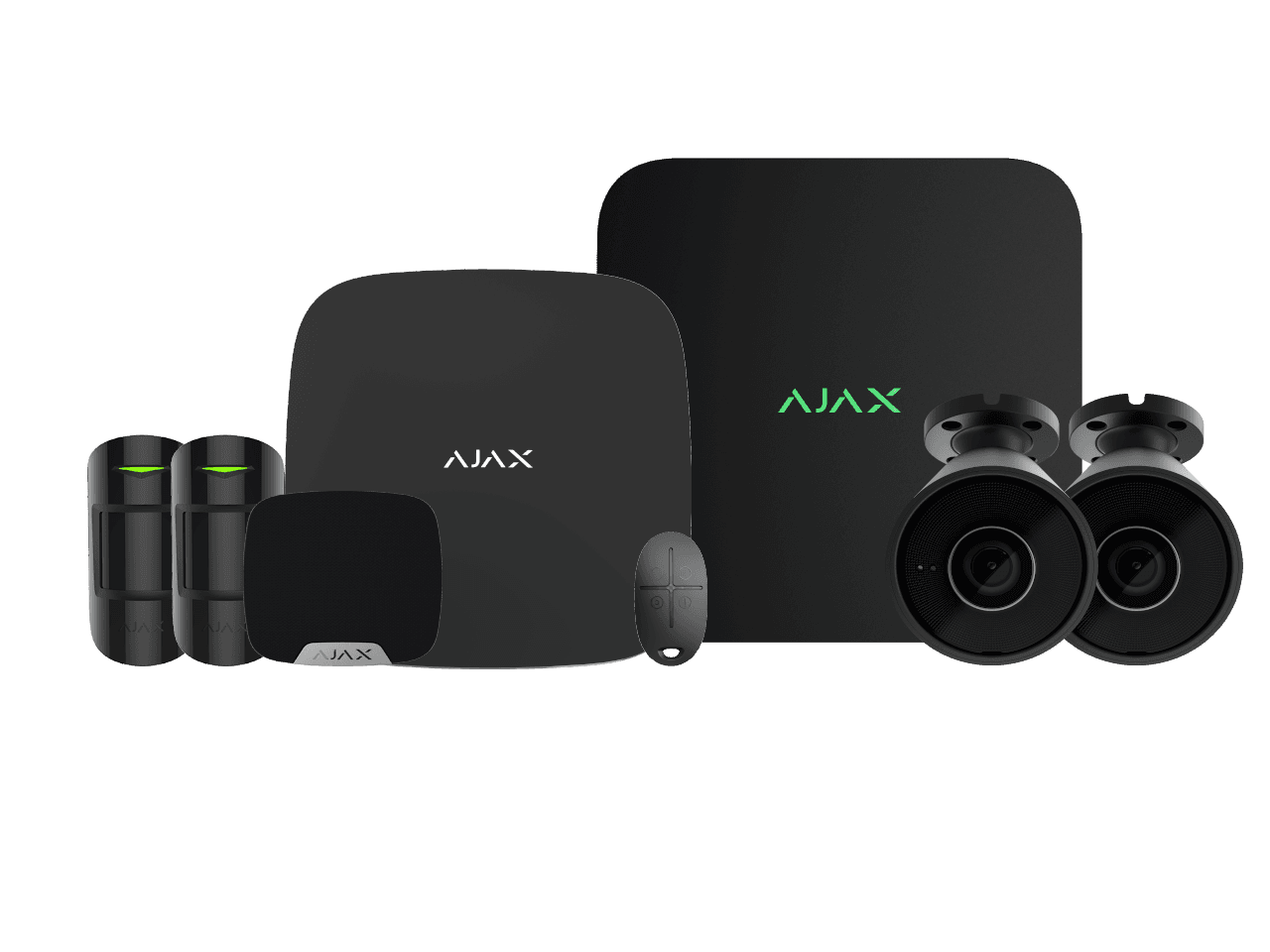 Ajax Ajax Motion 8MP Bullet Camera Kit 3 (Black 1TB) Ajax Motion 8MP Bullet Camera Kit 3-BLACK-1TB